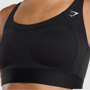 Gymshark Racerback Black Sports Bra Size Medium